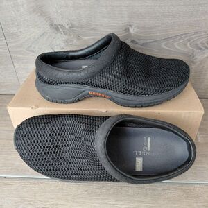 Merrell Encore Breeze Shoes Womens Size 6.5 Black Comfort Ortholite Clogs Mules